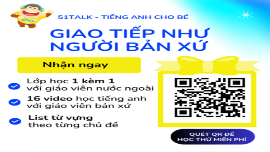 Biến kiến thức từ vựng thành phản xạ giao tiếp hiệu quả qua lớp học tiếng Anh 1-1 của 51Talk