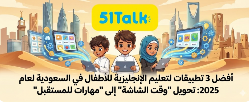 أفضل تطبيقات تعليم الإنجليزية للأطفال في السعودية 2025: مقارنة شاملة