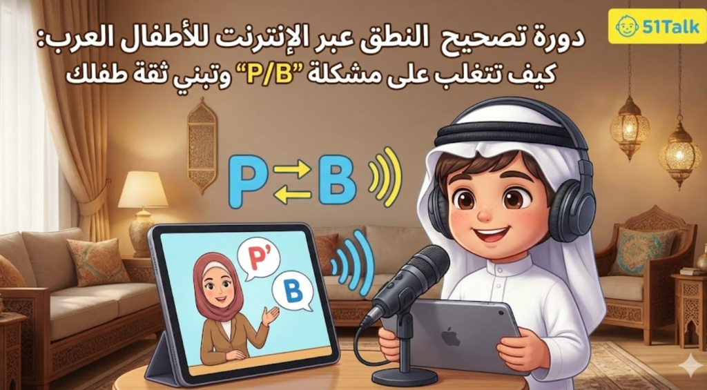 تصحيح نطق الإنجليزية للأطفال: حل مشكلة P/B وبناء الثقة 2025