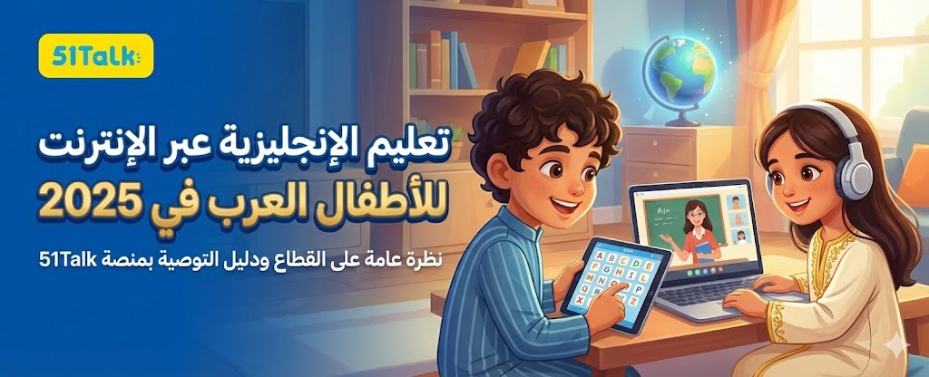 تعليم الإنجليزية للأطفال 2025: لماذا 51Talk الأفضل للعرب؟
