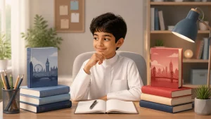طالب سعودي يقارن بين نمطي الإنجليزية البريطانية والأمريكية