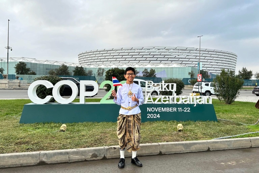 เยาวชนตัวแทน 51Talk ประเทศไทย บนเวทีโลก COP29 ธาร มียู